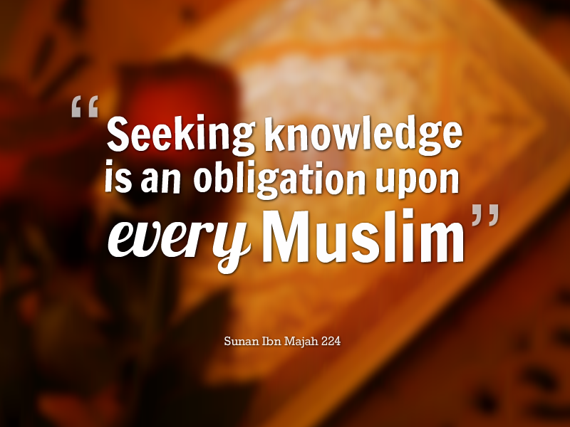 KNOWLEDGE IN ISLAM